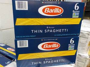 2 - 6 ct Boxes Barilla Thin Spaghet...
