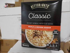 6 boxes 10 pouches each Better Oats...