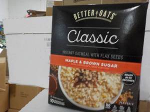 6 boxes 10 pouches each Better Oats...