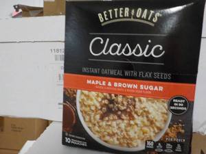 6 boxes 10 pouches each Better Oats...