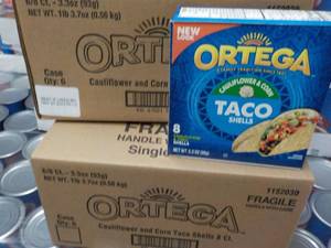 2 - 6 ct Boxes Ortega Taco Shells ...