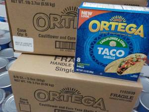 2 - 6 ct Boxes Ortega Taco Shells ...