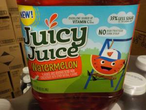 8 - 58oz Bottles Juicy Juice Waterm...