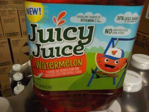 8 - 58oz Bottles Juicy Juice Waterm...