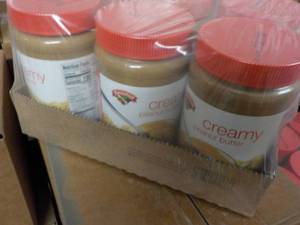 6 - 40 oz Jars Hannaford Creamy Pea...