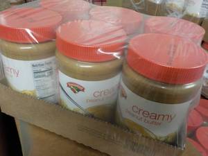6 - 40 oz Jars Hannaford Creamy Pea...