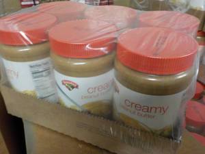 6 - 40 oz Jars Hannaford Creamy Pea...