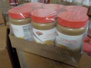 6 - 40 oz Jars Hannaford Creamy Pea...