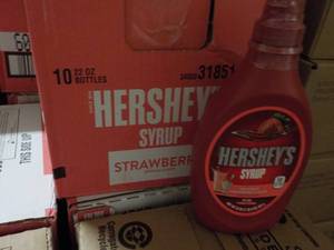 10 - 22 oz Bottles Hersheys Strawb...