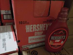 10 - 22 oz Bottles Hersheys Strawb...