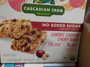 6 Ct Box 5 bars each Cascadian Farm...