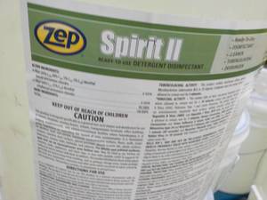 5 Gallon Pail ZEP Spirit II Ready t...