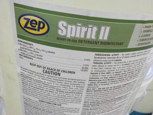 5 Gallon Pail ZEP Spirit II Ready t...