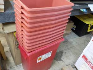 12 Waste Containers - no covers...