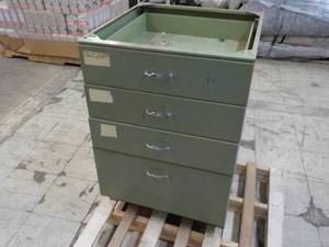 Metal 4 Drawer Cabinet - no top 24 ...