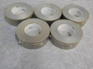 5 Rolls Silver Uline Duct Tape 1.88...
