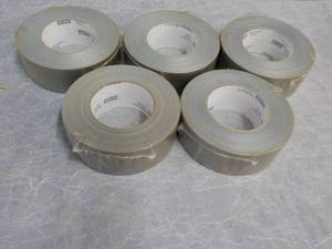 5 Rolls Silver Uline Duct Tape 1.88...