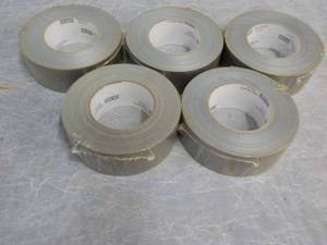 5 Rolls Silver Uline Duct Tape 1.88...