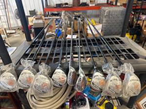 lot 15 image: Lot of New Variety Pro Select Golf Clubs
