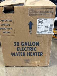 lot 40 image: Brand New Rheen 20 Gallon Electric Water Heater