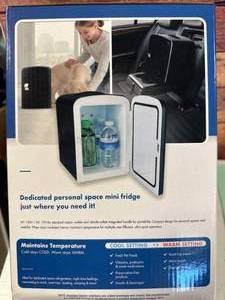 lot 57 image: New Hot  Cold Mini Fridge