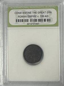 lot 62 image: Genuine Roman Empire Coin c.330ad