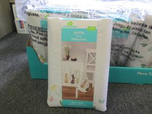 case of 15 peva tablecloths...