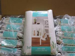 case of 15 peva tablecloths...