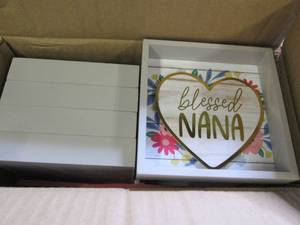case of eight blessed nana signs...