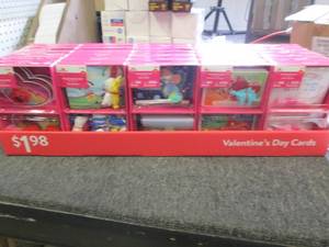 case of thirty valentine cards...