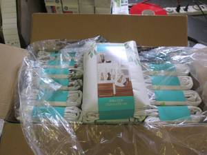 case of 15 peva tablecloths...