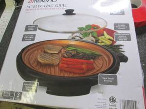 ambiano 14 inch electric grill open...