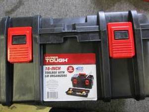 hyper tough 16 inch tool box missin...