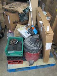pallet of sold and unsold items...