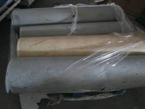 pallet of 4 big rolls of laminate p...