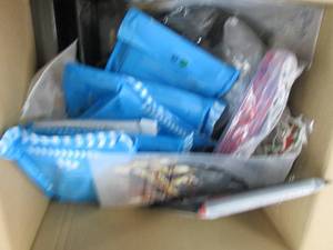 box of new misc...