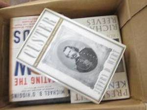 box of books...
