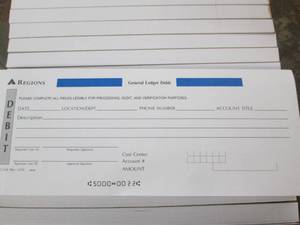 case of general ledger debit receip...