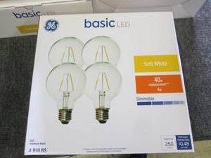 6 packages of 4 basic LED light bul...