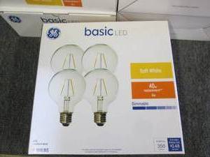 6 packages of 4 basic LED light bul...