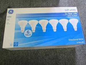 new package of 6 GE 65w soft white ...