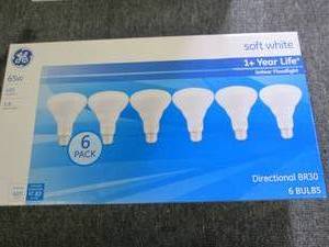 new package of 6 GE 65w soft white ...