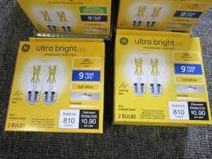 10 packages of 2 GE ultra bright LE...