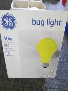 6 packages of 2 GE bug lights new...
