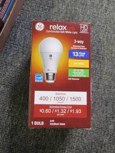 6 packages of GE relax LED HD light...