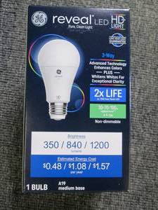 6 packages of reveal LED HD lights...