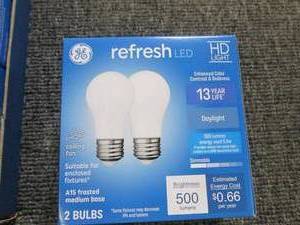 6 packages of 2 GE refresh light bu...