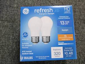 6 packages of 2 GE refresh LED hd l...