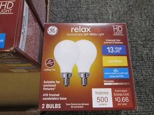 6 packages of 2 GE relax LED HD lig...