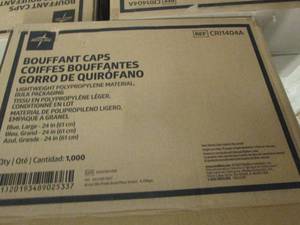case of bouffant caps 1000 in case...